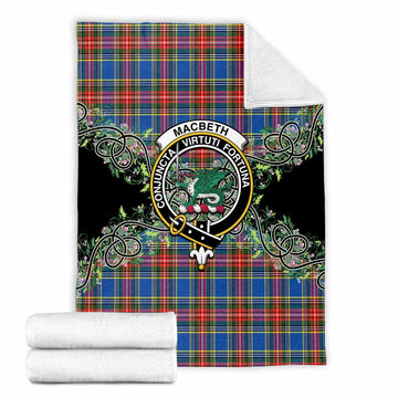 MacBeth (McBeth) Tartan Blanket Thistle Scottish Spirit