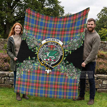 MacBeth (McBeth) Tartan Blanket Thistle Scottish Spirit