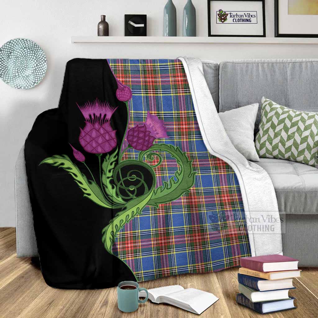 MacBeth (McBeth) Tartan Blanket Traditional Scottish Thistle - Tartan Vibes Clothing