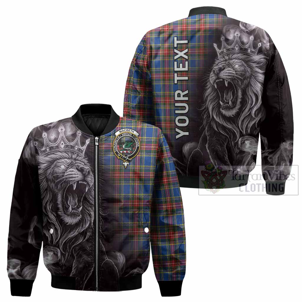 MacBeth (McBeth) Tartan Bomber Jacket Roaring Lion Heritage - Tartan Vibes Clothing