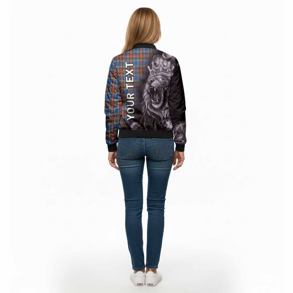 MacBeth (McBeth) Tartan Bomber Jacket Roaring Lion Heritage - Tartan Vibes Clothing