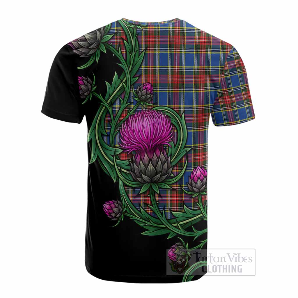 MacBeth (McBeth) Tartan Cotton T-shirt Resilient Scottish Thistle - Tartan Vibes Clothing