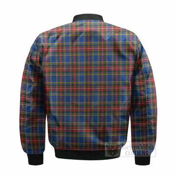 MacBeth (McBeth) Tartan Crest Bomber Jacket Ferocious Lion Style