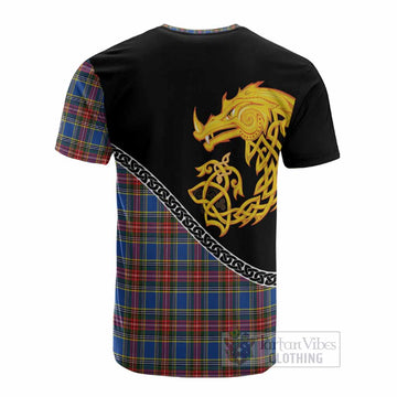 MacBeth (McBeth) Tartan Crest Cotton T-shirt Legendary Dragon Knot Half Style