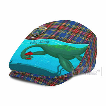 MacBeth (McBeth) Tartan Crest Flat Cap, Jeff Cap Nessie Under Water