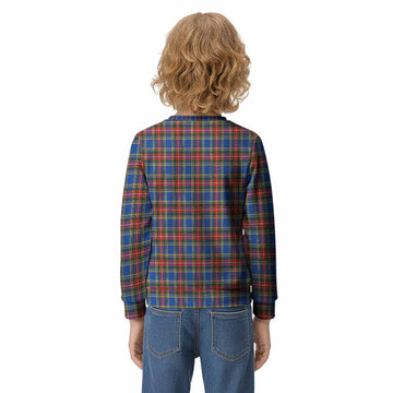 MacBeth (McBeth) Tartan Crest Kid Knitted Sweatshirt Ferocious Lion Style