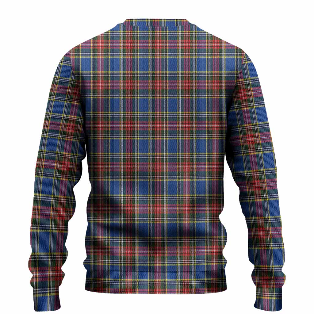 MacBeth (McBeth) Tartan Crest Knitted Sweater Ferocious Lion Style