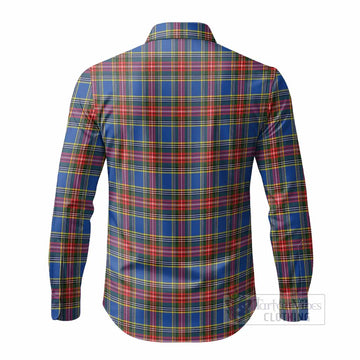 MacBeth (McBeth) Tartan Crest Long Sleeve Button Shirts Ferocious Lion Style