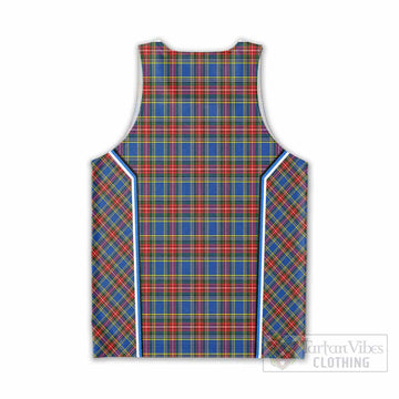 MacBeth (McBeth) Tartan Crest Men Tank Top Scotland Coat of Arm Flag Style