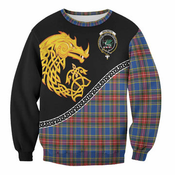 MacBeth (McBeth) Tartan Crest Sweatshirt Legendary Dragon Knot Half Style