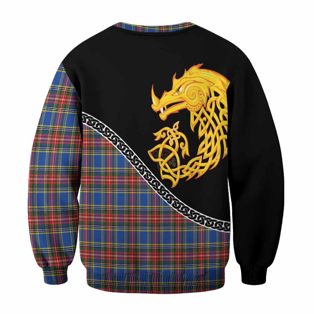 MacBeth (McBeth) Tartan Crest Sweatshirt Legendary Dragon Knot Half Style