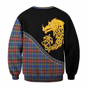 MacBeth (McBeth) Tartan Crest Sweatshirt Legendary Dragon Knot Half Style