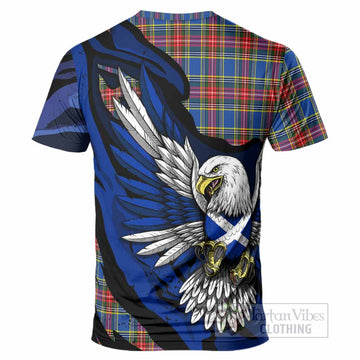 MacBeth (McBeth) Tartan Crest T-Shirt Scottish Eagle Grunge Style - Tartan Vibes Clothing