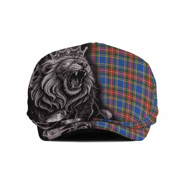MacBeth (McBeth) Tartan Flat Cap, Jeff Cap Roaring Lion Heritage