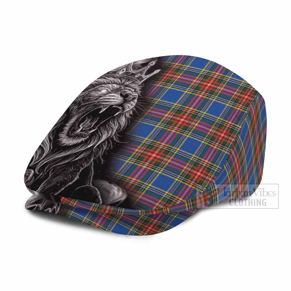 MacBeth (McBeth) Tartan Flat Cap, Jeff Cap Roaring Lion Heritage - Tartan Vibes Clothing