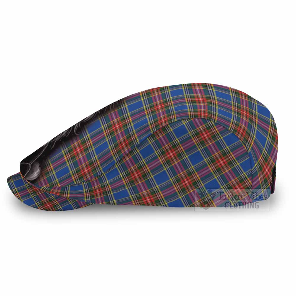 MacBeth (McBeth) Tartan Flat Cap, Jeff Cap Roaring Lion Heritage - Tartan Vibes Clothing