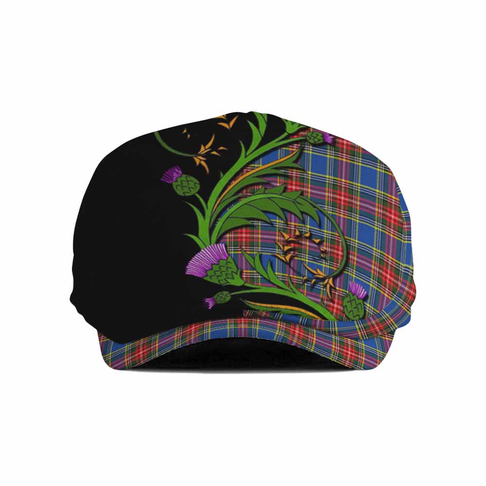 MacBeth (McBeth) Tartan Flat Cap, Jeff Cap Scottish Thistle Pride Heritage Art Flat Cap - Tartan Vibes Clothing