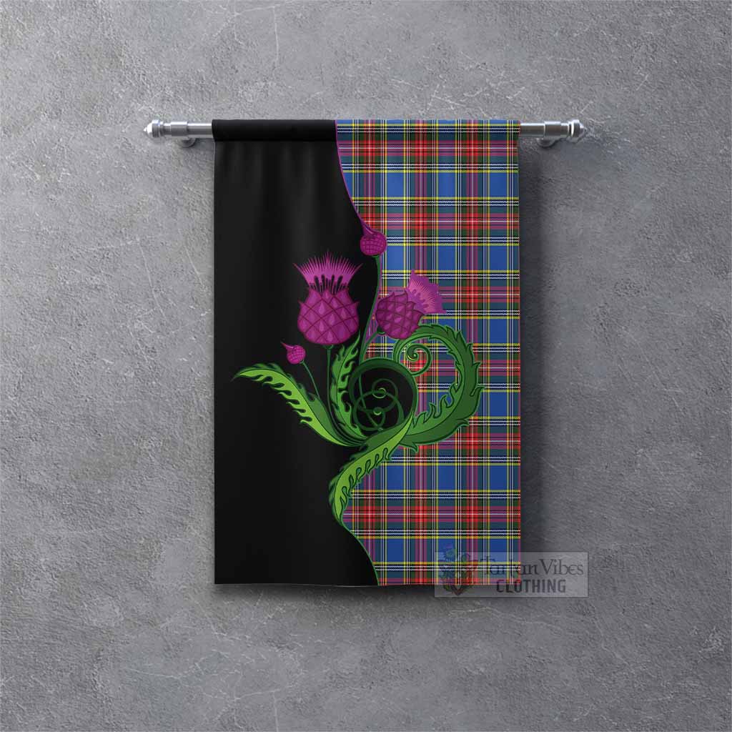 MacBeth (McBeth) Tartan Gonfalon Traditional Scottish Thistle Rectangle - Tartan Vibes Clothing