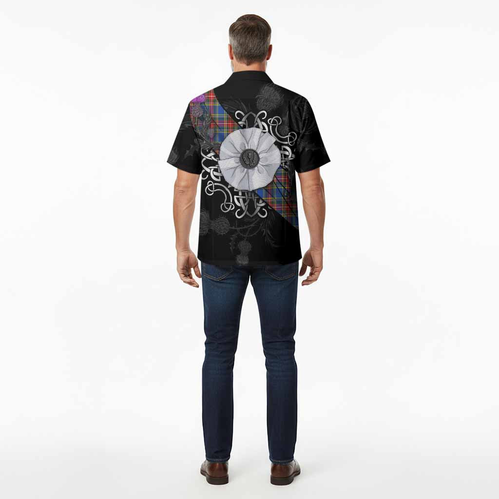 MacBeth (McBeth) Tartan Hawaiian Shirt Jacobite White Rose - Tartan Vibes Clothing