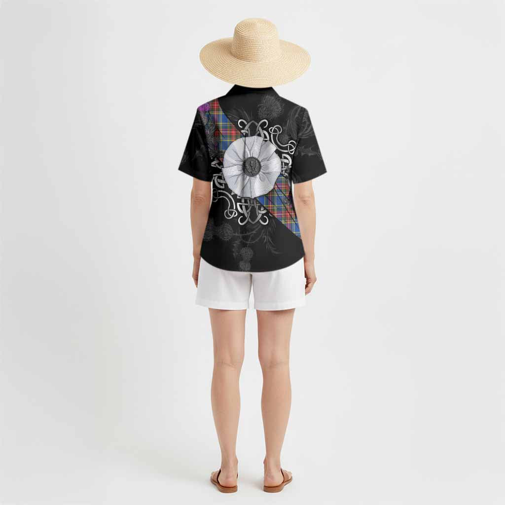 MacBeth (McBeth) Tartan Hawaiian Shirt Jacobite White Rose - Tartan Vibes Clothing