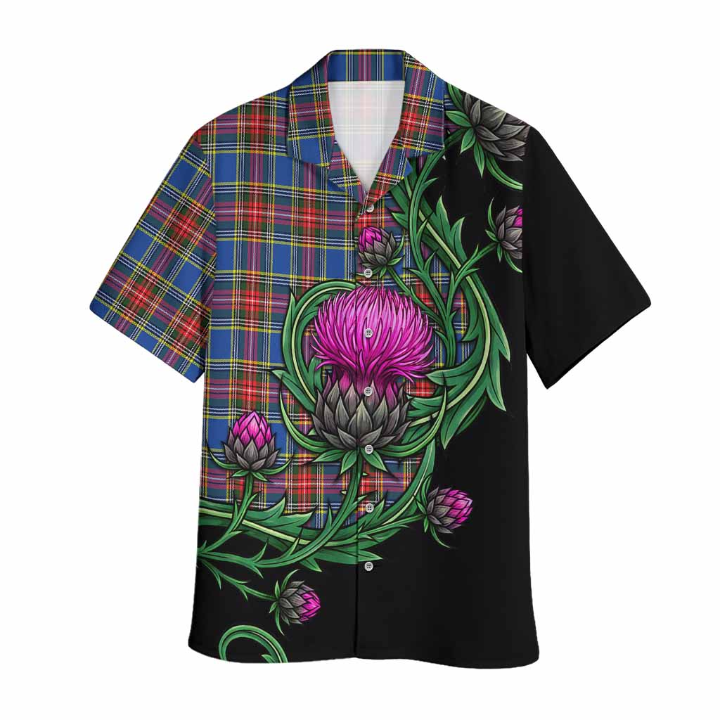MacBeth (McBeth) Tartan Hawaiian Shirt Resilient Scottish Thistle Kid - Tartan Vibes Clothing