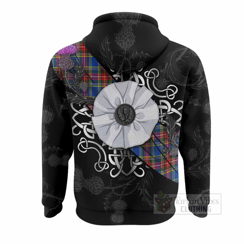 MacBeth (McBeth) Tartan Hoodie Jacobite White Rose - Tartan Vibes Clothing