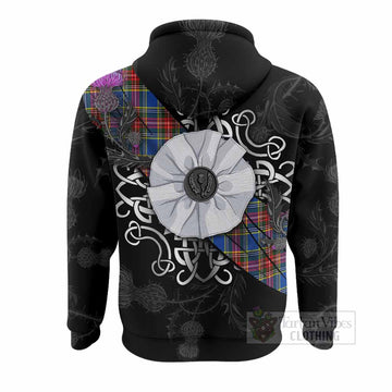 MacBeth (McBeth) Tartan Hoodie Jacobite White Rose - Tartan Vibes Clothing