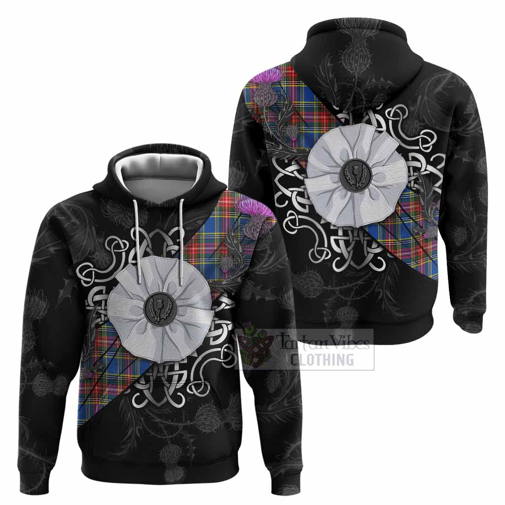 MacBeth (McBeth) Tartan Hoodie Jacobite White Rose - Tartan Vibes Clothing