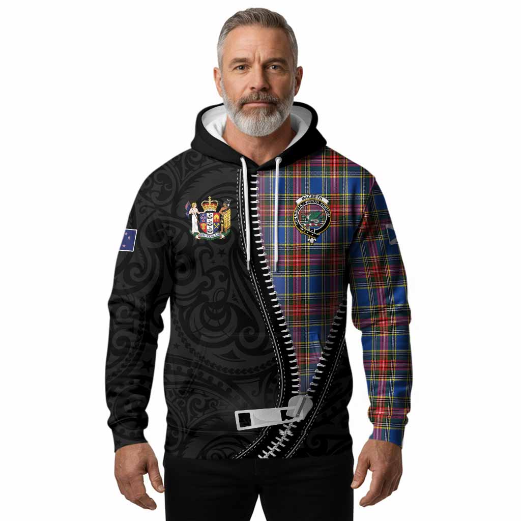 MacBeth (McBeth) Tartan Hoodie New Zealand Pattern Unique Zipper Stylized