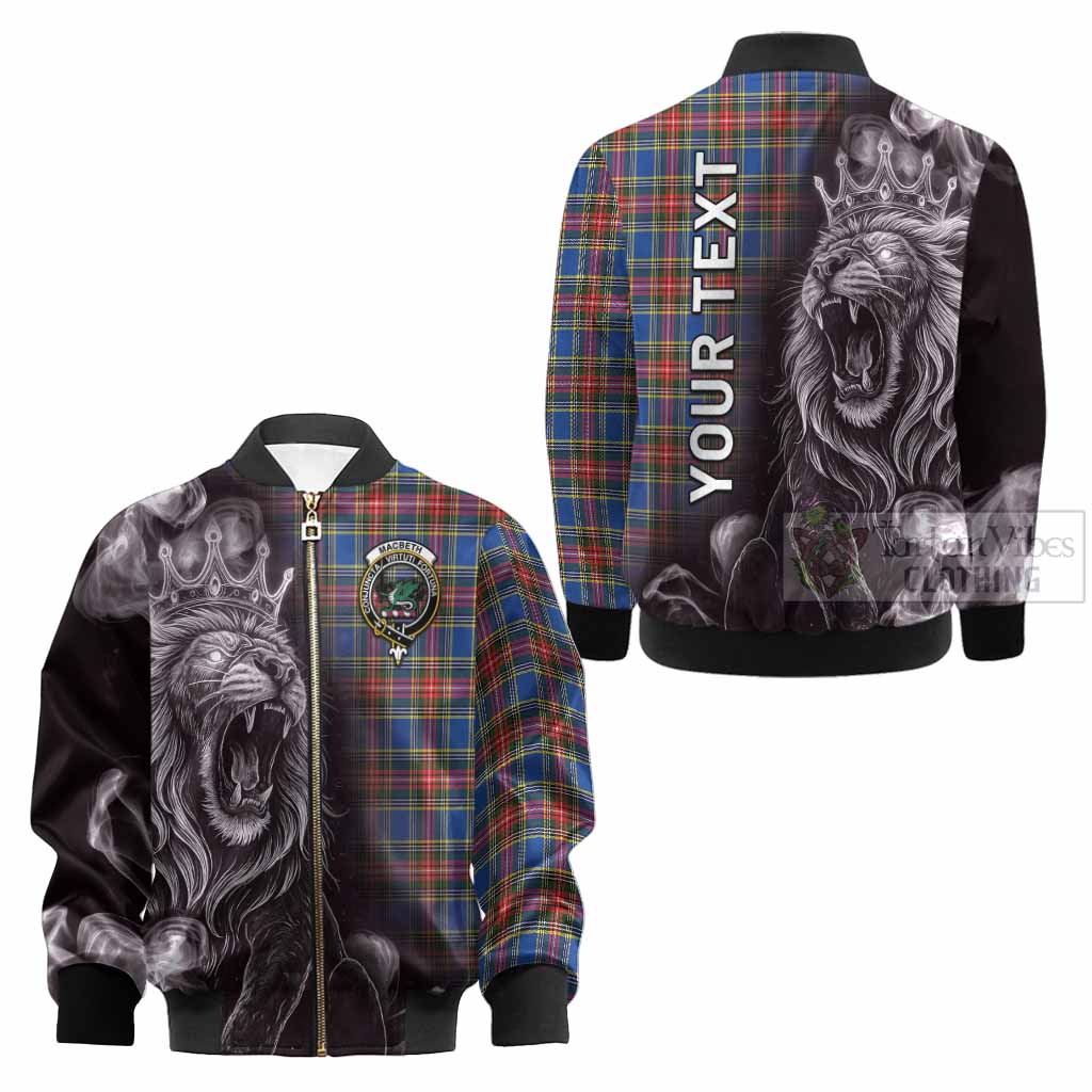 MacBeth (McBeth) Tartan Kid Bomber Jacket Roaring Lion Heritage - Tartan Vibes Clothing