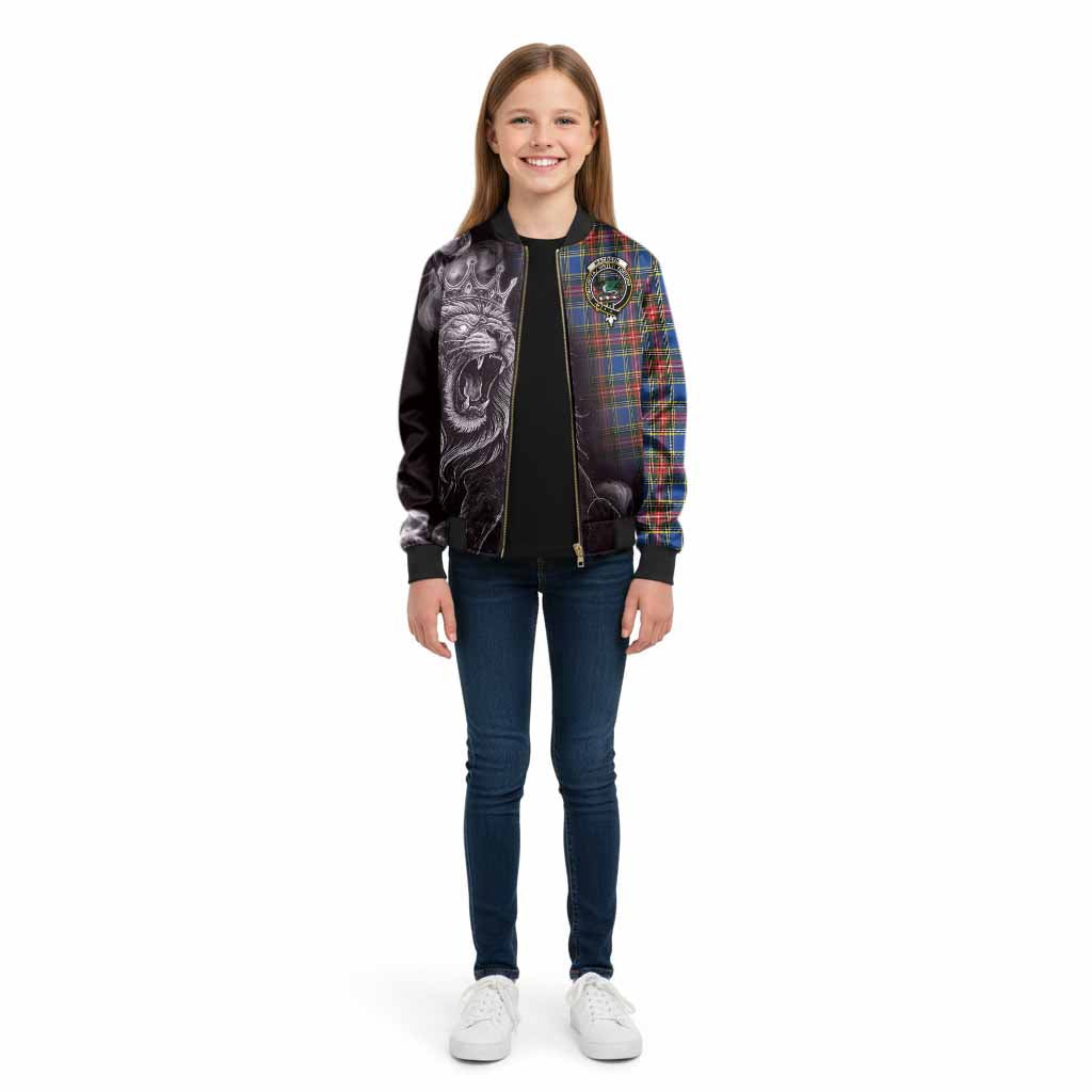 MacBeth (McBeth) Tartan Kid Bomber Jacket Roaring Lion Heritage - Tartan Vibes Clothing