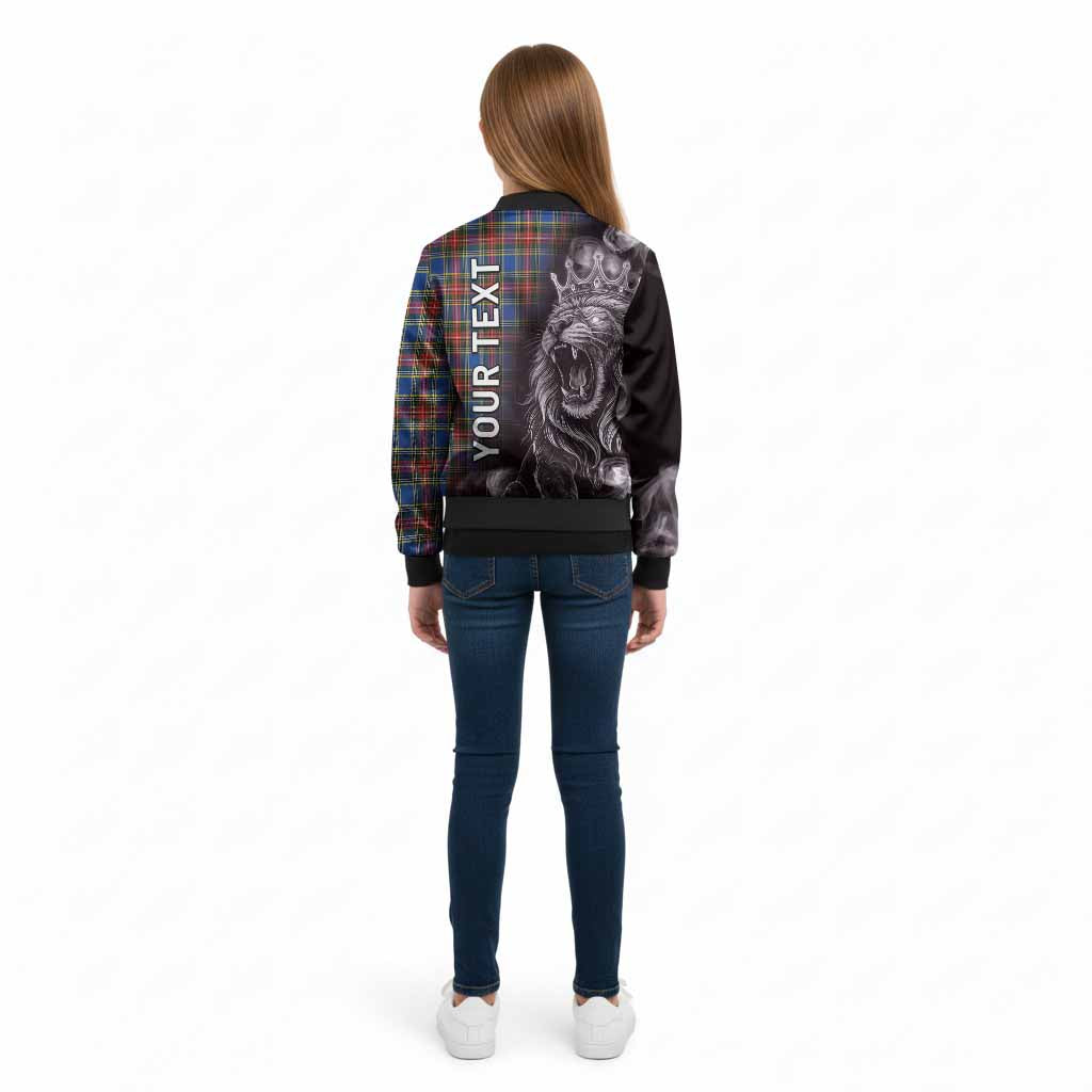 MacBeth (McBeth) Tartan Kid Bomber Jacket Roaring Lion Heritage - Tartan Vibes Clothing