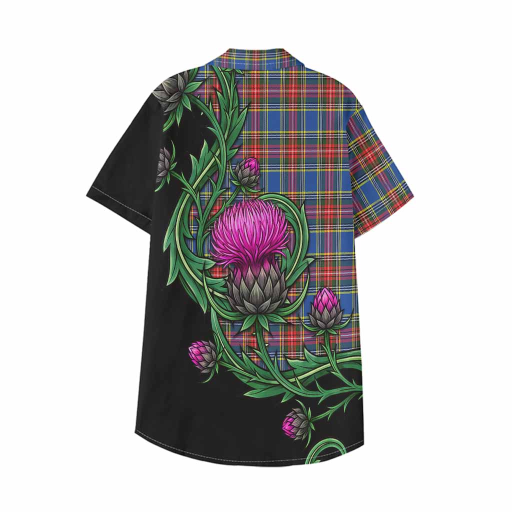 MacBeth (McBeth) Tartan Kid Hawaiian Shirt Resilient Scottish Thistle - Tartan Vibes Clothing