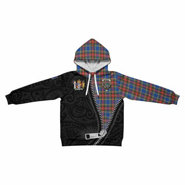 MacBeth (McBeth) Tartan Kid Hoodie New Zealand Pattern Unique Zipper Stylized