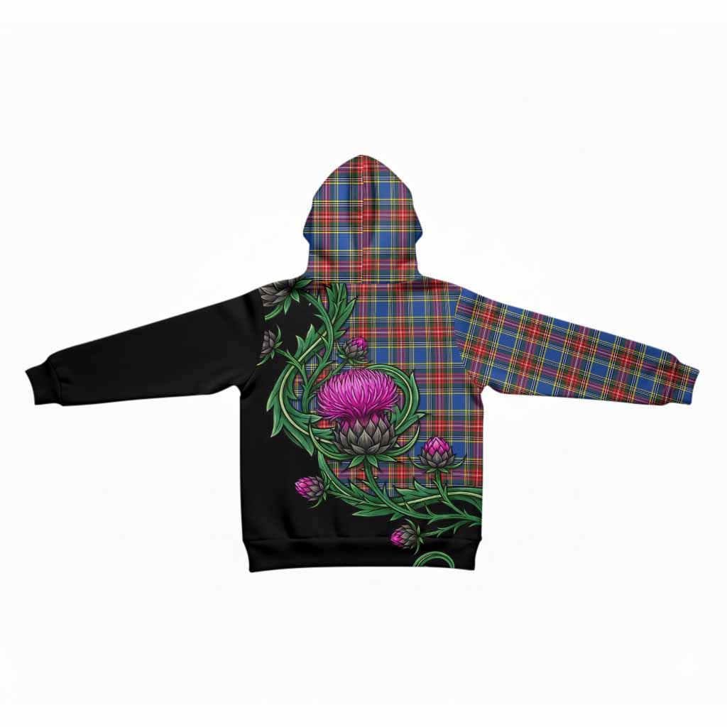 MacBeth (McBeth) Tartan Kid Hoodie Resilient Scottish Thistle - Tartan Vibes Clothing