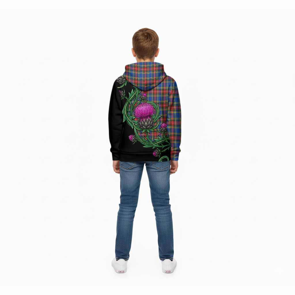 MacBeth (McBeth) Tartan Kid Hoodie Resilient Scottish Thistle - Tartan Vibes Clothing
