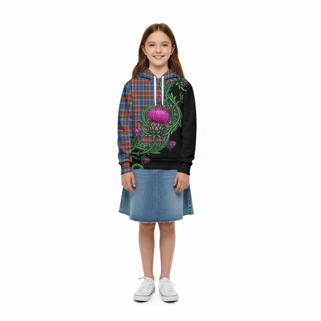 MacBeth (McBeth) Tartan Kid Hoodie Resilient Scottish Thistle - Tartan Vibes Clothing