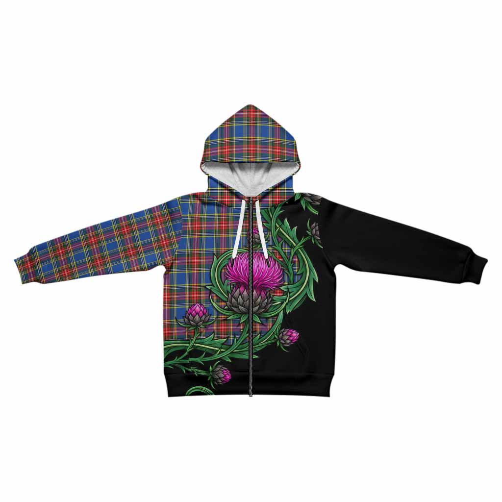 MacBeth (McBeth) Tartan Kid Hoodie Resilient Scottish Thistle - Tartan Vibes Clothing