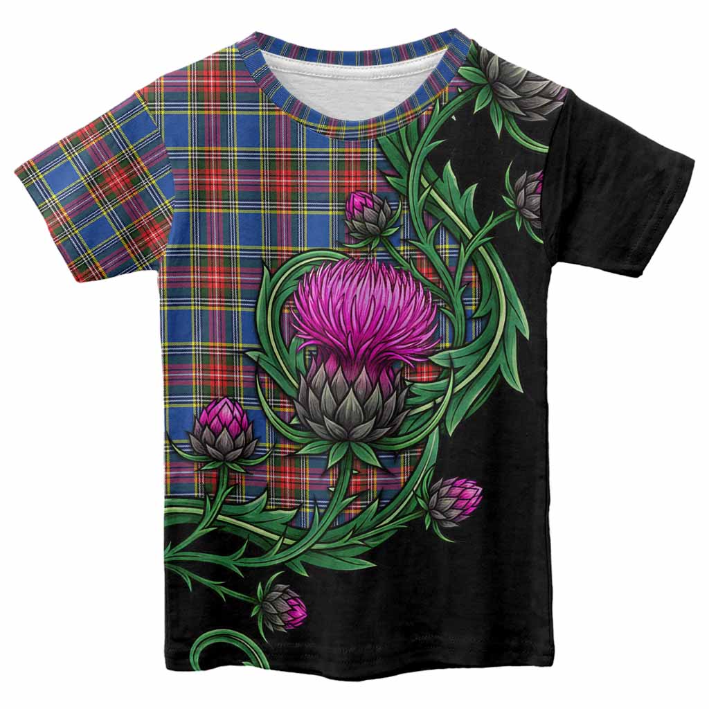 MacBeth (McBeth) Tartan Kid T-shirt Resilient Scottish Thistle Youth XL Size14 - Tartan Vibes Clothing