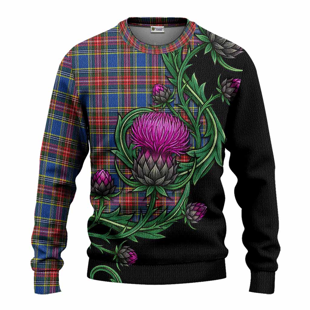 MacBeth (McBeth) Tartan Knitted Sweater Resilient Scottish Thistle Unisex - Tartan Vibes Clothing