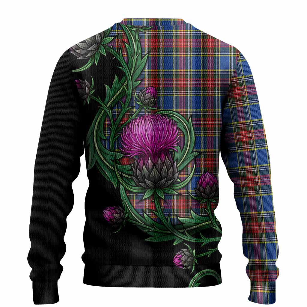 MacBeth (McBeth) Tartan Knitted Sweater Resilient Scottish Thistle - Tartan Vibes Clothing