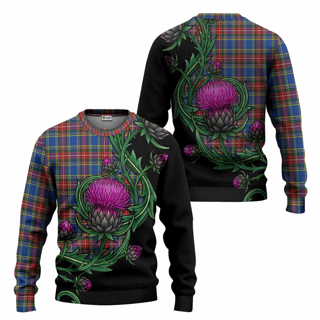 MacBeth (McBeth) Tartan Knitted Sweater Resilient Scottish Thistle - Tartan Vibes Clothing