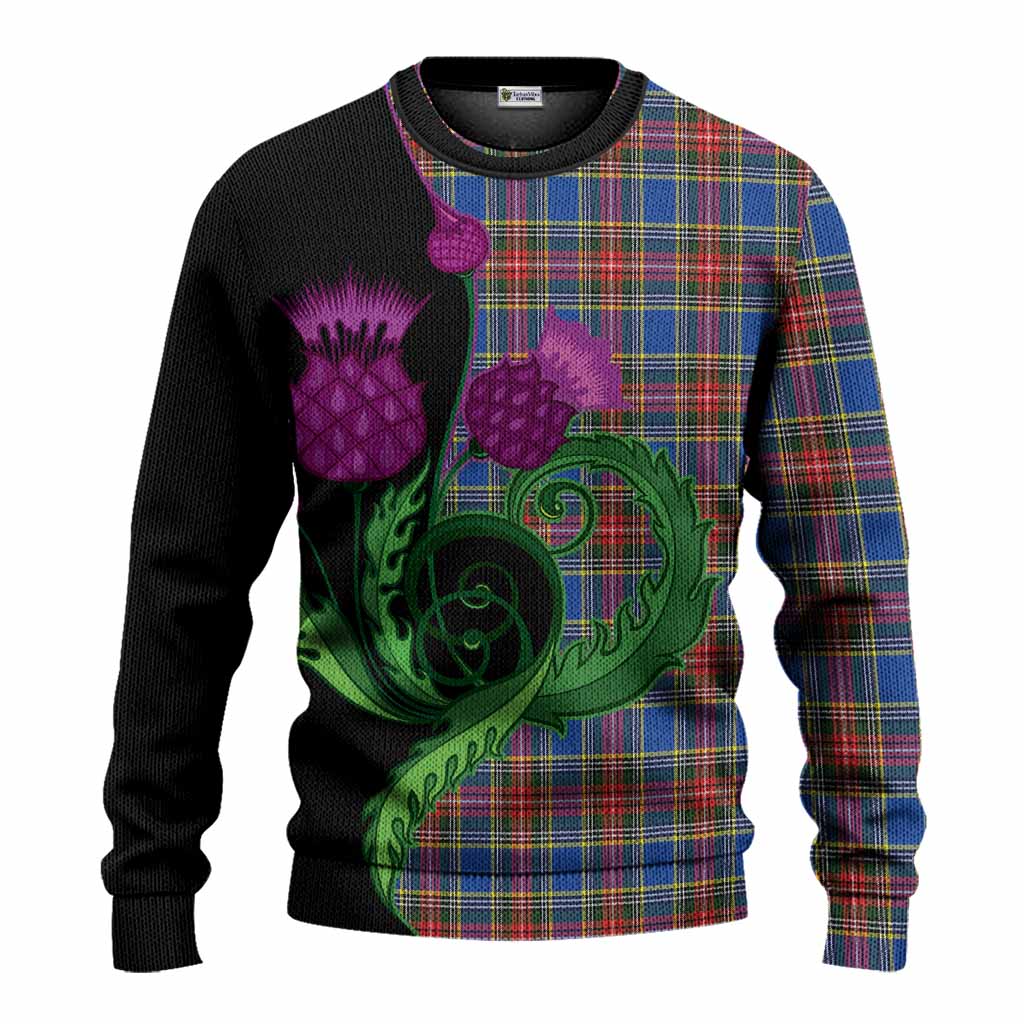 MacBeth (McBeth) Tartan Knitted Sweater Traditional Scottish Thistle