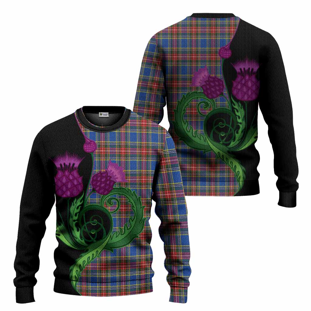 MacBeth (McBeth) Tartan Knitted Sweater Traditional Scottish Thistle