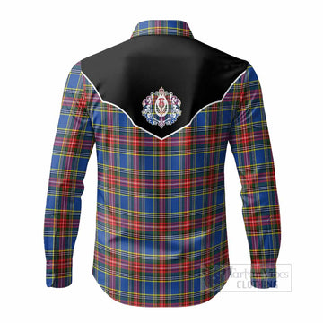 MacBeth (McBeth) Tartan Long Sleeve Button Shirts Horseshoe Ornament - Tartan Vibes Clothing