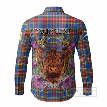 MacBeth (McBeth) Tartan Long Sleeve Button Shirts Scottish Thistle Heilan Coo