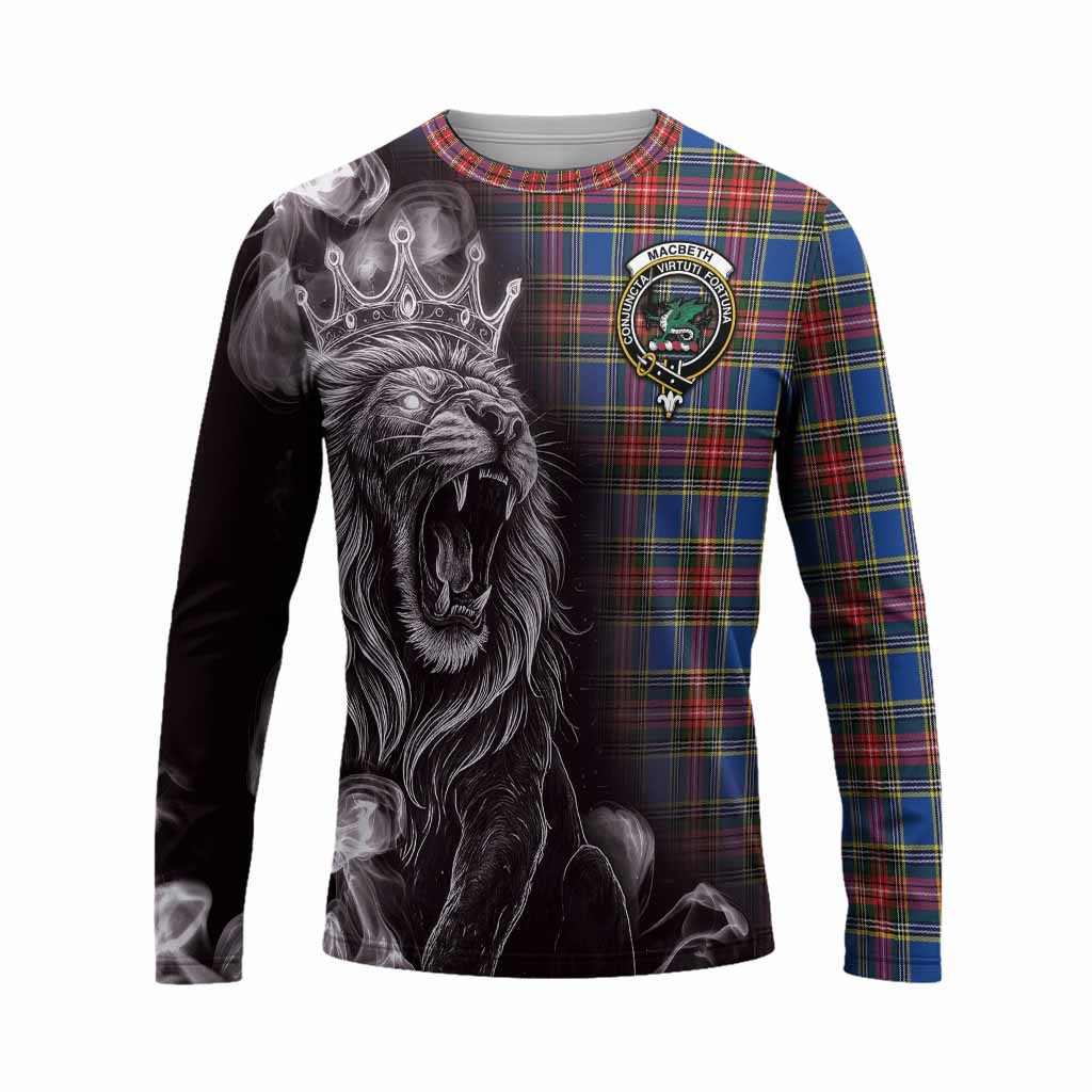 MacBeth (McBeth) Tartan Long Sleeve T-Shirt Roaring Lion Heritage