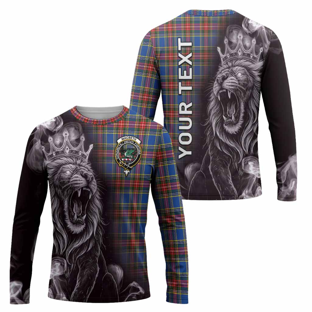 MacBeth (McBeth) Tartan Long Sleeve T-Shirt Roaring Lion Heritage