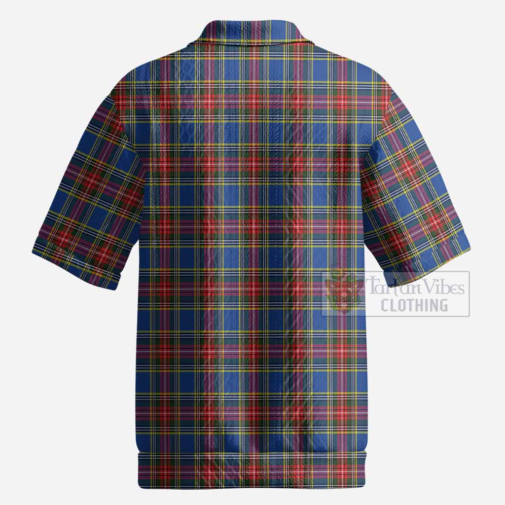 MacBeth (McBeth) Tartan Men’s Polo Sweater Top with Family Crest