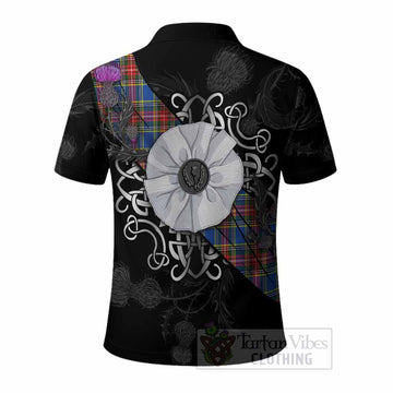 MacBeth (McBeth) Tartan Polo Shirt Jacobite White Rose - Tartan Vibes Clothing
